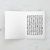 Voorstel woord vinden puzzel kaart (Binnen)