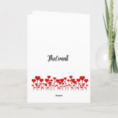 VOORSTELLEN MET HARTEN EN LIEFDE KAART (Achterkant)