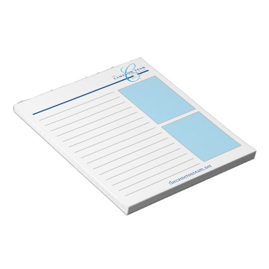 voorstelling notitieblok (Schuin)