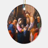 voorstelling van onze Heer Keramisch Ornament (Links)