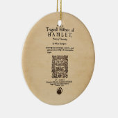 Voorstuk aan Hamlet Quarto (versie van 1605) Keramisch Ornament (Rechts)