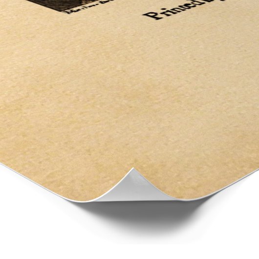 Voorstuk van Shakespeare's eerste Folio Poster (Hoek)