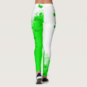 Voortdurend groen werk leggings (Achterkant)
