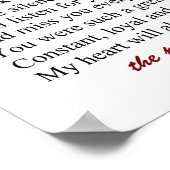 Voortdurend op mijn hart poster (Hoek)