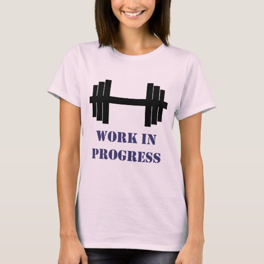 Voortdurende gym t-shirt (Voorkant)