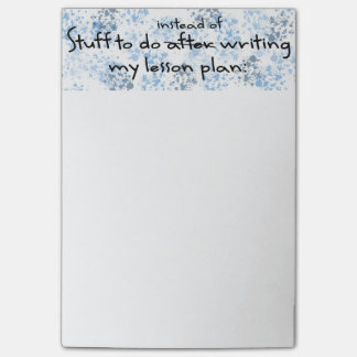 Voortdurende leerlingenlaptop post-it® notes