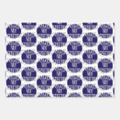 Voortgang, geen perfectie slogan inpakpapier vel (Voorkant 3)