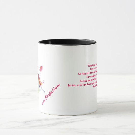 Voortgang niet Perfecte Waterverf Dancer Mok (Midden)