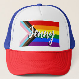 Voortgang Pride vlag | JOUW NAAM | Trucker Pet
