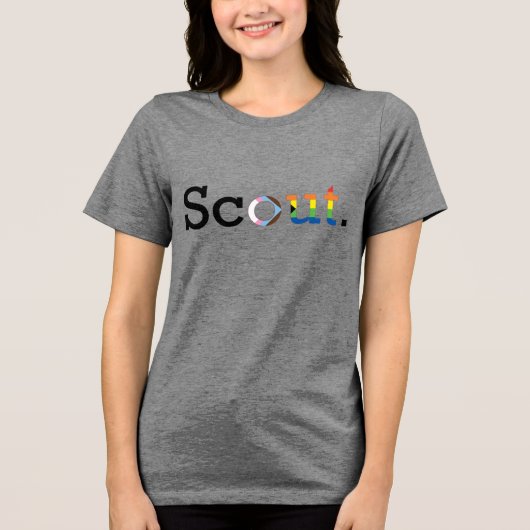 Voortgang Proud "ScOUT" Tri-Blend Shirt (Voorkant)