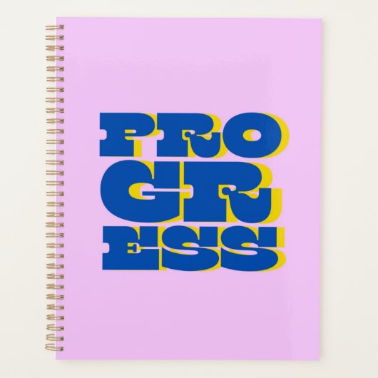 Voortgang Quote voor Nieuwjaarsresoluties Planner (Voorkant)