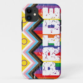 Voortgang Regenboog LGBTQ Case-Mate iPhone Case
