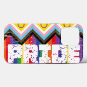 Voortgang Regenboog LGBTQ Case-Mate iPhone Case (Achterkant (horizontaal))