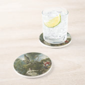 Voortgang van de liefde: De rendez-vous van Fragon Zandsteen Onderzetter (Zijkant)