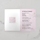 Voortgangs Aanmoediging Opbeurend Gedicht Folie Wenskaart (Buiten Laag)