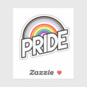 Voortgangs Pride Sticker (Vel)