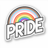 Voortgangs Pride Sticker (Voorkant)