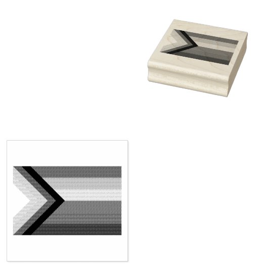 Voortgangs Pride Vlag LGBTQ+ Rubberstempel (Gestempeld)