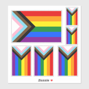 Voortgangs Pride Vlag LGBTQ+ Sticker