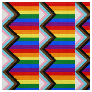 Voortgangs Pride Vlag LGBTQ+ Stof