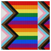 Voortgangs Pride Vlag LGBTQ+ Stof (Close Up)
