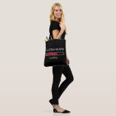 voortgangsbalk | Canvas tas geek Quote (Op model)