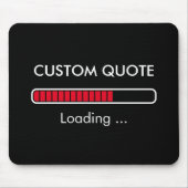  voortgangsbalk | Muismat geek prijsopgave (Voorkant)