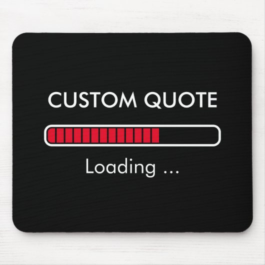  voortgangsbalk | Muismat geek prijsopgave (Voorkant)