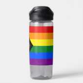 Voortgangsregenboogvlag, Pride, LGBTQ Waterfles (Achterkant)
