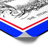 Voortgangsschot voor vrouwenrechten Steamroller Poster (Hoek)