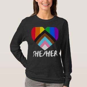 Voortgangsverslag regenboogvlag Inclusiviteitskop T-shirt