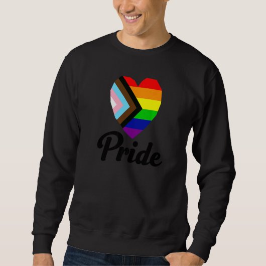 Voortgangsvlag Gay Pride Rainbow Word 1 Trui (Voorkant)