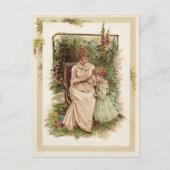  voortplanting bij moeder en kind briefkaart (Voorkant)