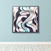 "Voortreffelijke" hedendaagse Abstracte wandkunst Canvas Afdruk (Insitu (Houten vloer))