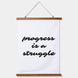 Voortschrijdend hout met wandbekleding hangend wandkleed