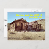 Voortuin Mogelijkheden Grappige adreswijziging Aankondigingskaart (Voorkant / Achterkant)