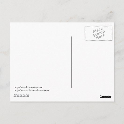 VOORTZETTING VAN DAFFODILS DOOR SHARON SHARPE BRIEFKAART (Achterkant)