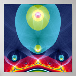 Vooruit (12" X12") het Poster van de Druk van de