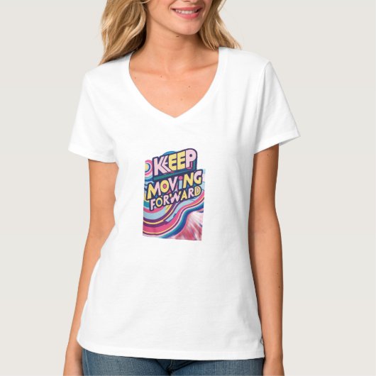 VOORUIT BEWEGEN T-SHIRT (Voorkant)