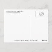 VOORUIT! Briefkaart van April McCallum (Achterkant)