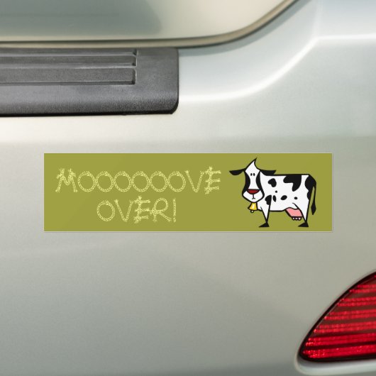 Vooruit! Bumpersticker (Op auto)