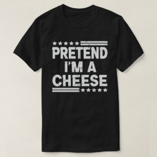 Vooruit dat ik een Kaas Funny Lazy Halloween Costu T-shirt