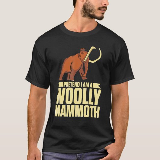 Vooruit dat ik een Wooly Mammoth Prehistorische Lo T-shirt (Voorkant)