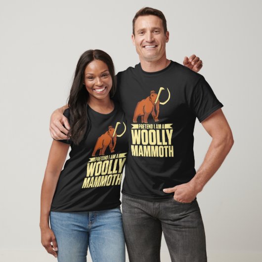 Vooruit dat ik een Wooly Mammoth Prehistorische Lo T-shirt (Unisex)