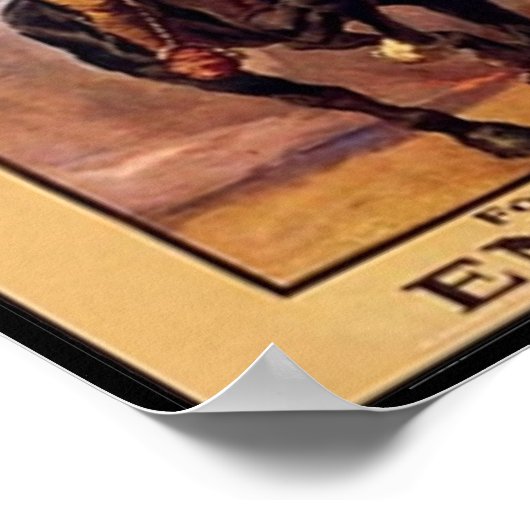  vooruit, Enlist nu Poster (Hoek)