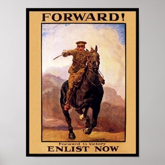  vooruit, Enlist nu Poster (Voorkant)
