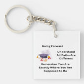 Vooruit gaan Afstuderen op een Sleutelhanger (Voorkant)