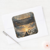 Vooruit geleefd — Kierkegaard Sticker (Envelop)