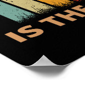 Vooruit is de weg poster (Hoek)