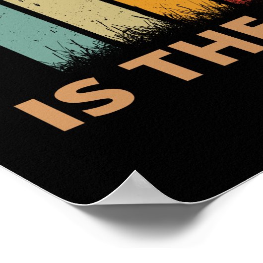 Vooruit is de weg poster (Hoek)